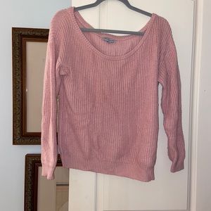 Pink sweater small